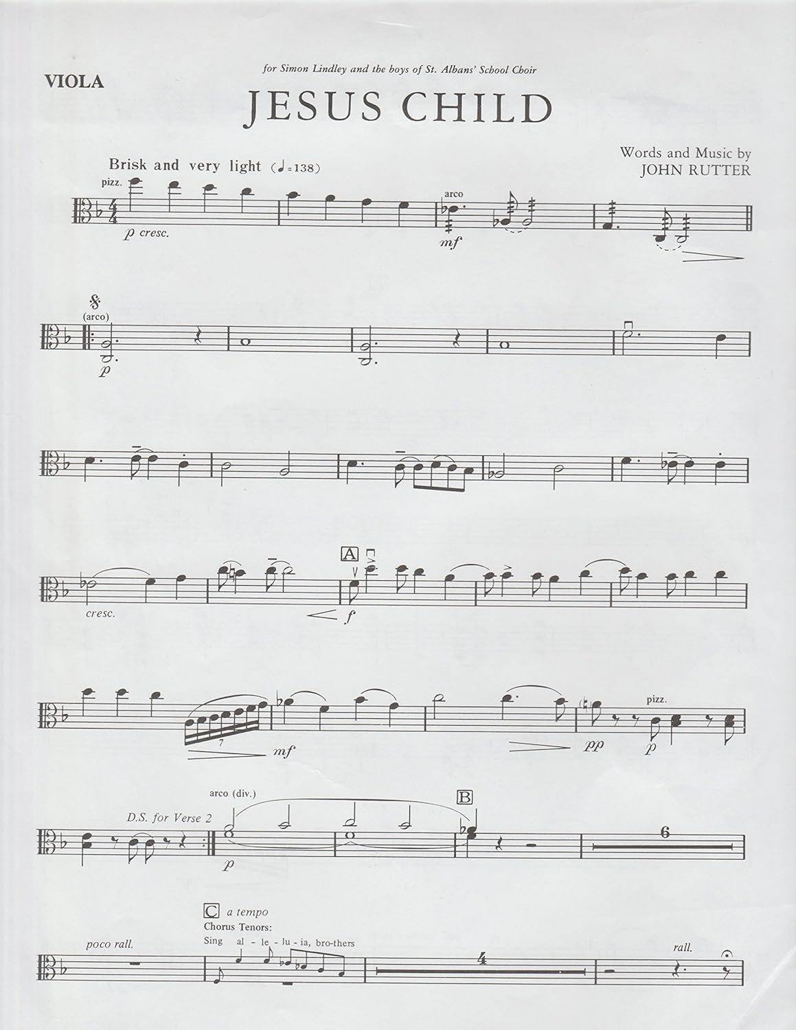 Jesus Child. By Rutter, John