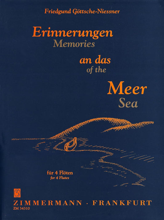 Souvenirs de la mer: 4 flutes. Partition et parties. [Sheet music] Göttsche-Niessner, Friedgund