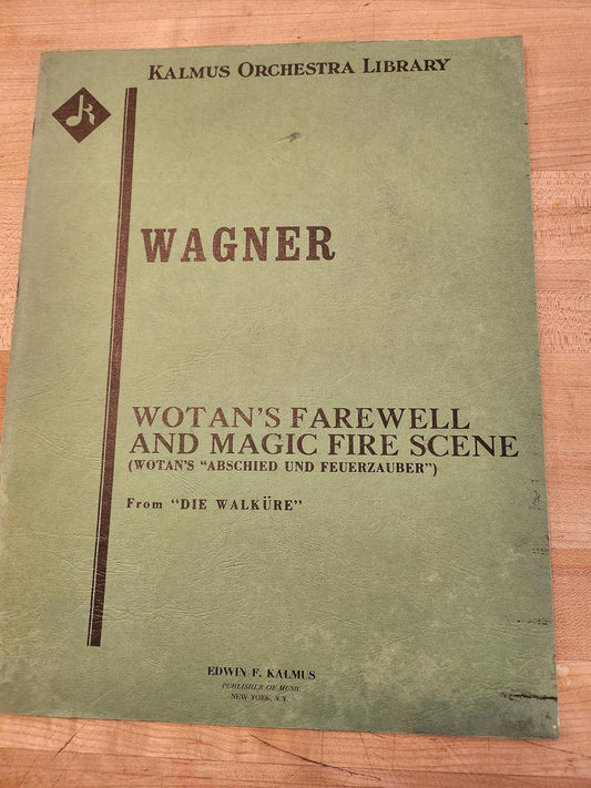 Die Walkuere: Act III, Sc. 3: Wotans Abschied und Feuerzauber [concert arrangement] (Wotan's Farewell and Magic Fire Scene) [Paperback] Wagner, Richard and Hutschenruyter