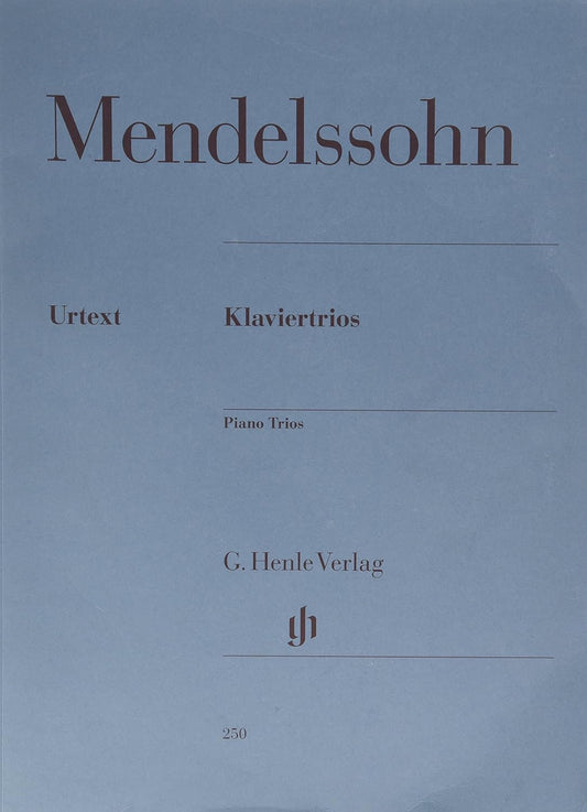 Piano Trios Violin And Violoncello Parts. By Felix Mendelssohn