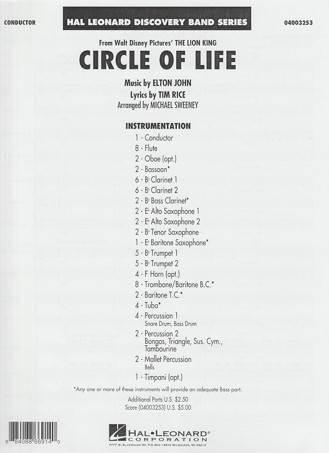 Circle of Life [Paperback] Elton John, Tim Rice and Michael Sweeney