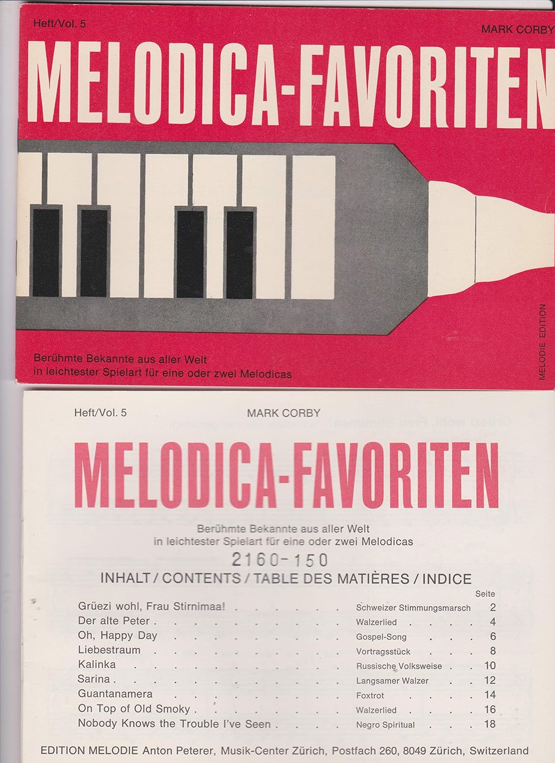Melodica-favoriten, Vol. 5 [Paperback] Mark Corby