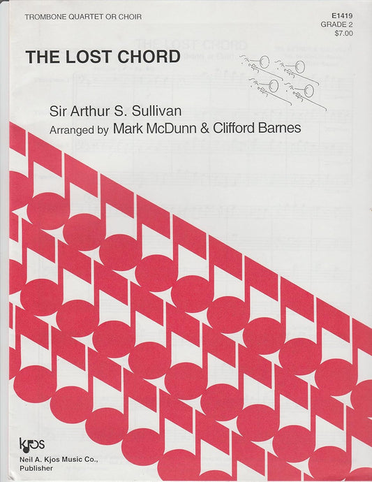 The Lost Chord Composed By Sir Arthur Seymour Sullivan. Edited By Mark Mcdunn. Band. For Brass Quartet. Solos/ensembles. Grade 2. [Paperback] Sir Arthur Seymour Sullivan