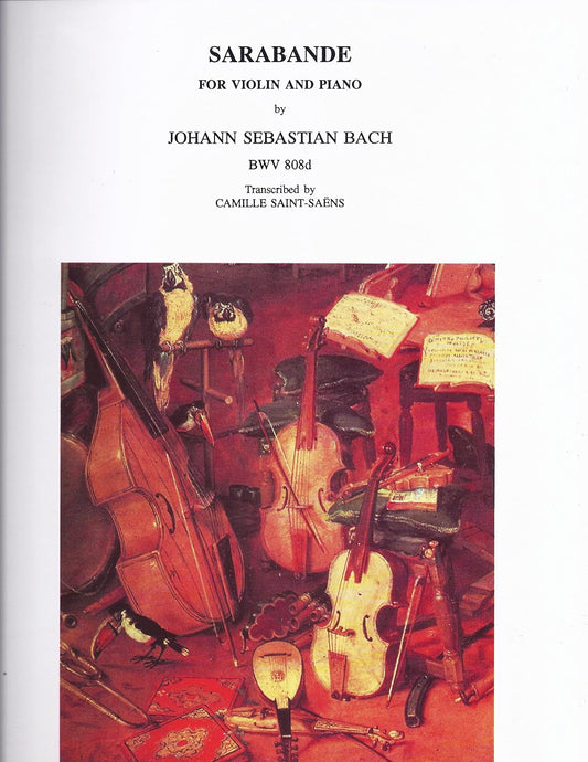 English Suite No. 3 in G Minor, BWV 808: Sarabande Composed By Johann Sebastian Bach. [Paperback] Johann Sebastian Bach