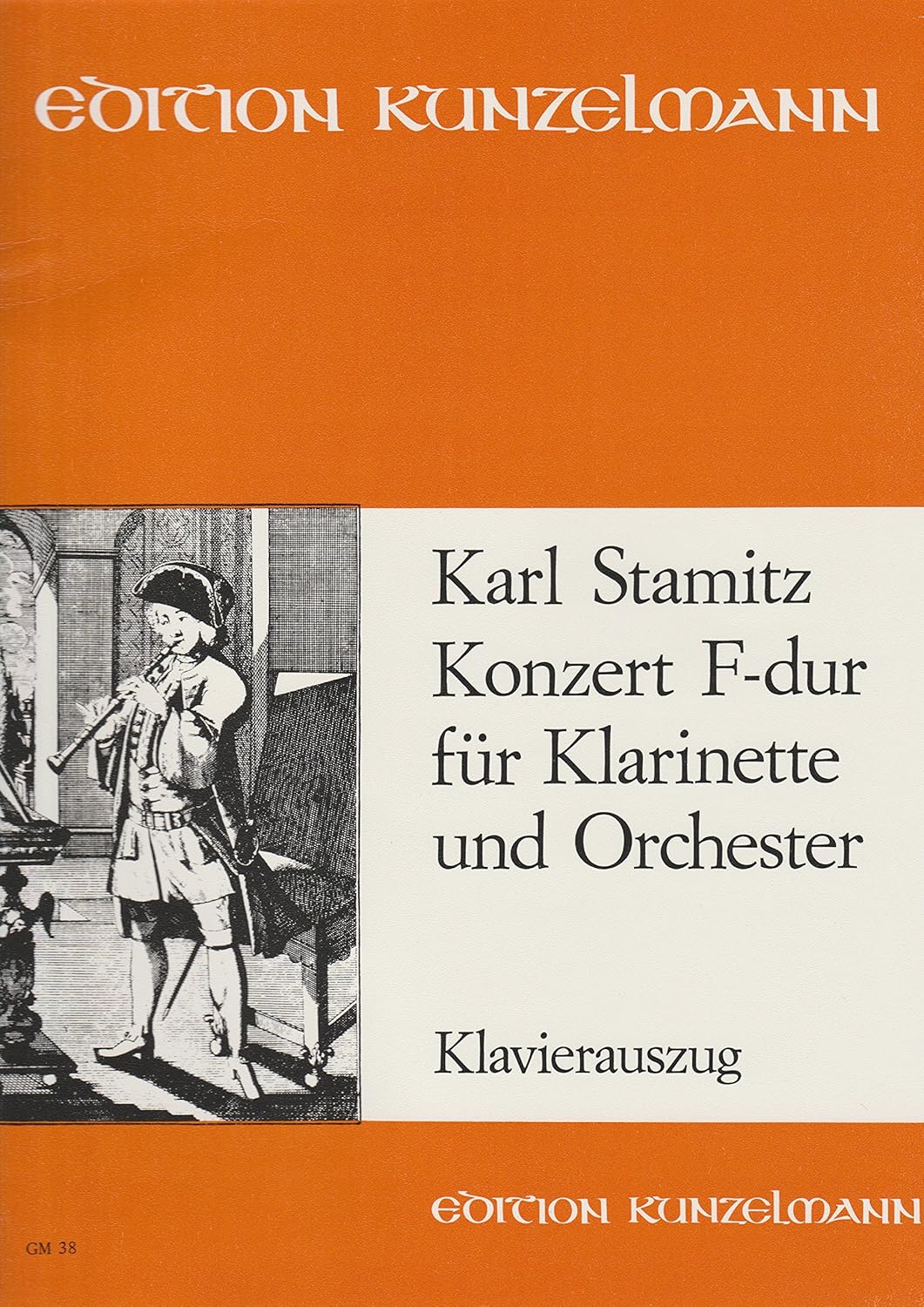Clarinet Concerto in F Major By Carl [ Karl ] Stamitz. For Clarinet, Piano. Sheet Music. [Paperback] Carl [ Karl ] Stamitz