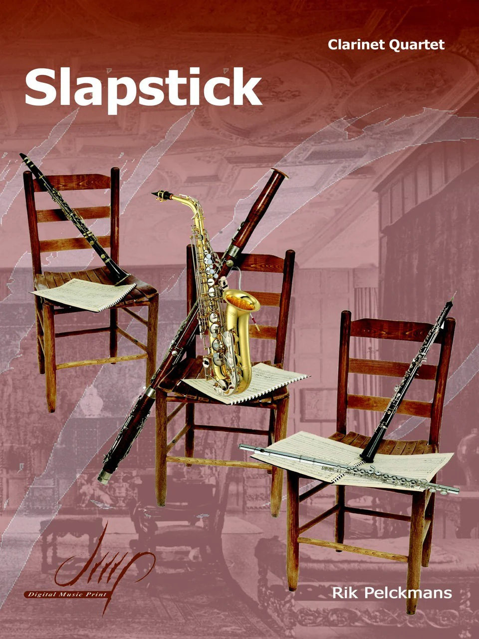 Slapstick By Rik Pelckmans. For Clarinet Quartet. Instrumental Collection. Grade 3. [Paperback] Rik Pelckmans