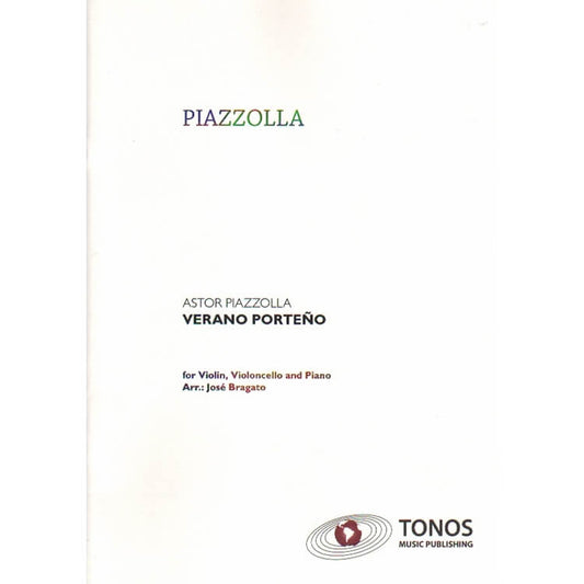 Verano Porteño (Summer from The Four Seasons of Buenos Aires) - Piano Trio. By Astor Piazzolla