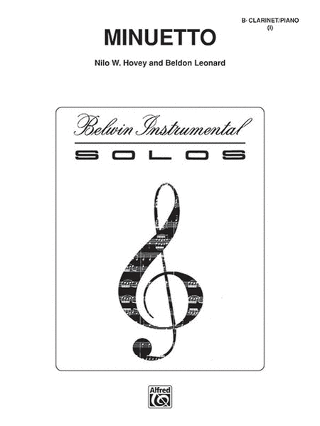 Minuetto by Nilo W. Hovey. Small Ensemble - Sheet Music