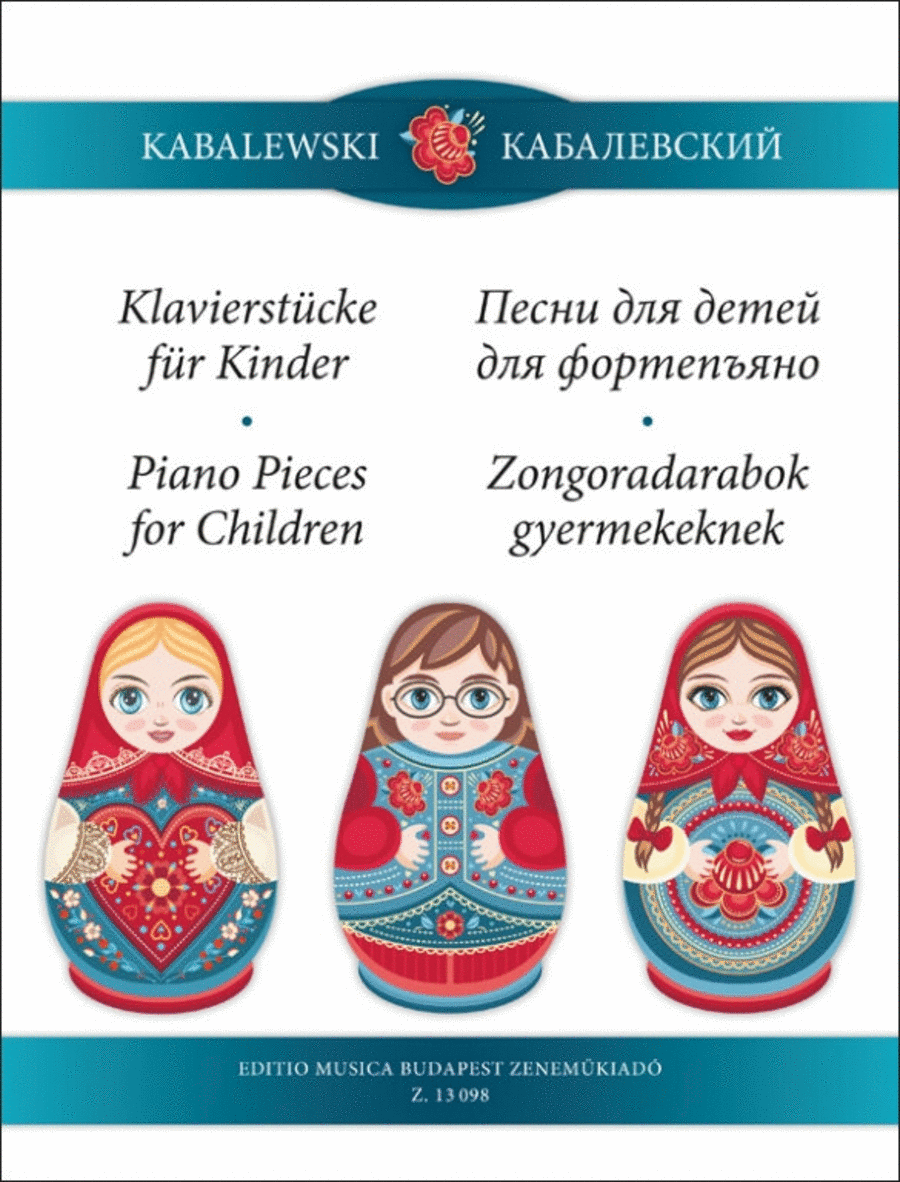 Pieces for Children. by Dmitri Kabalevsky. Piano Solo
