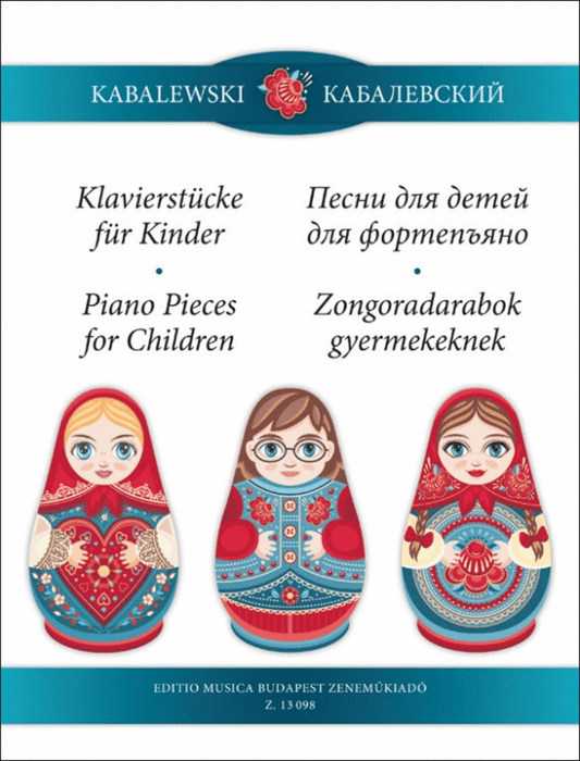 Pieces for Children. by Dmitri Kabalevsky. Piano Solo