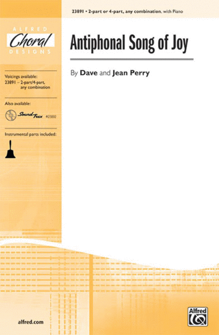 Antiphonal Song of Joy by Jean Perry 2-Part