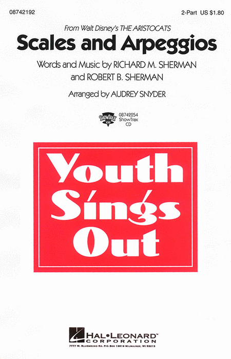 Scales and Arpeggios (from The Artistocats) by Richard M. Sherman. 2-Part - Sheet Music