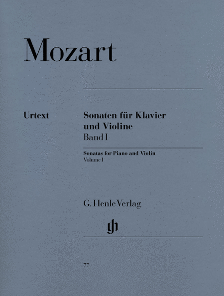 Sonatas for Piano and Violin – Volume I by Wolfgang Amadeus Mozart Violin Solo - Sheet Music