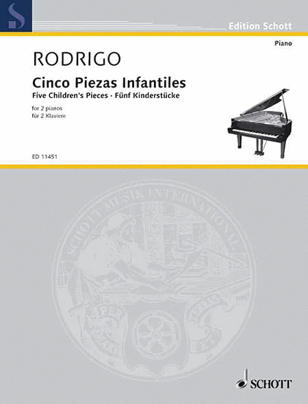 Five Children's Pieces. (2 Pianos, 4 Hands) [Paperback] Joaquin Rodrigo and Joaqu