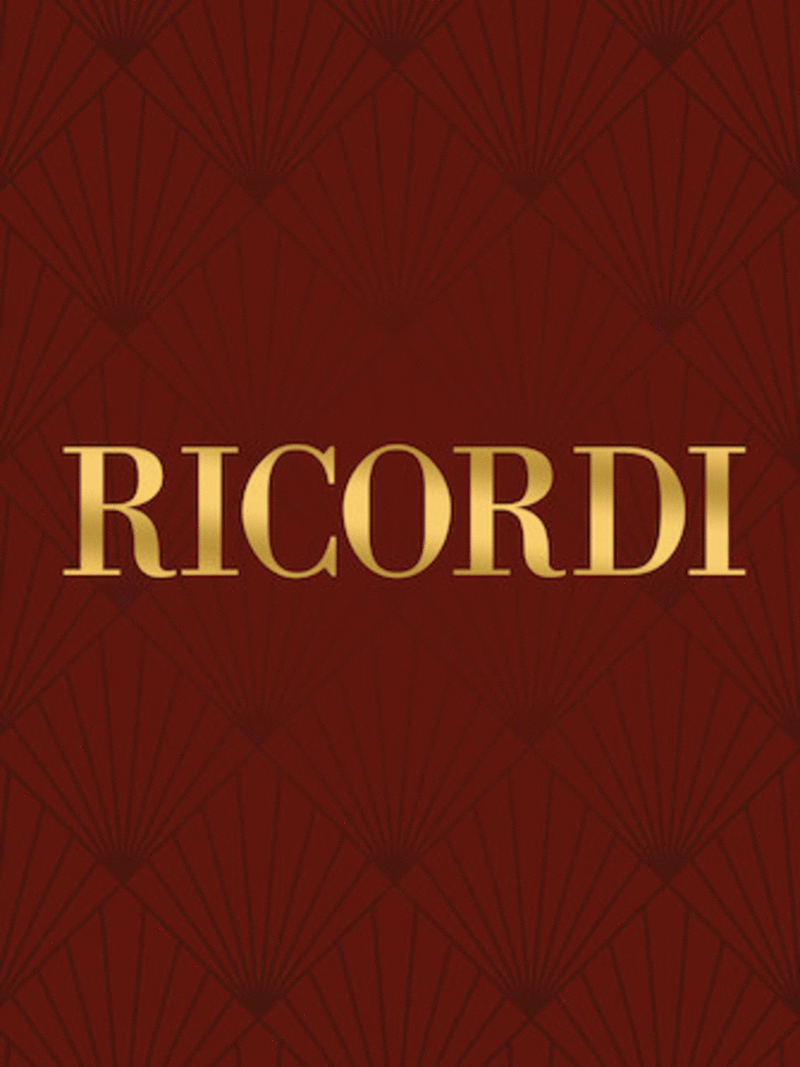 Ricordi La Gazza Ladra Sinfonia (Piano Solo) Piano Large Works Series Composed by Gioachino Rossini [Sheet music]