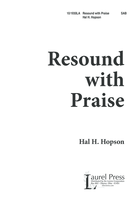 Resound With Praise (Sacred Anthem, SAB) [Paperback] Hal H Hopson