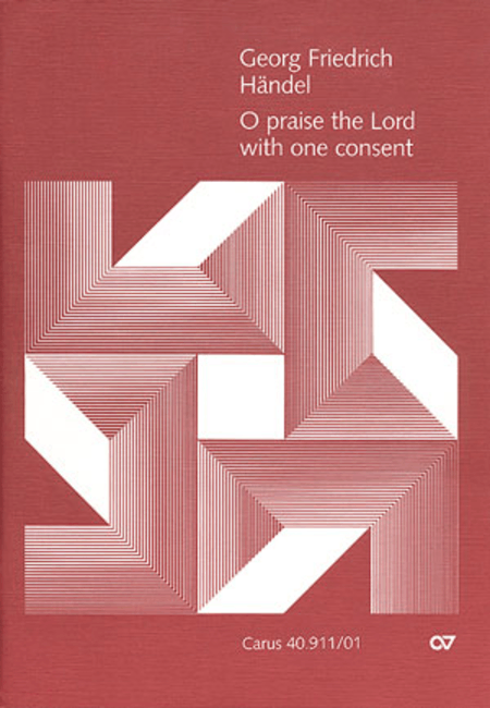 O praise the Lord Anthem by George Frideric Handel 4-Part - Sheet Music