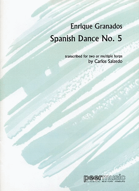 Spanish Dance No. 5 by Enrique Granados Harp - Sheet Music
