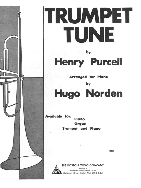 Trumpet Tune Piano Solo by Henry Purcell. Trumpet - Sheet Music