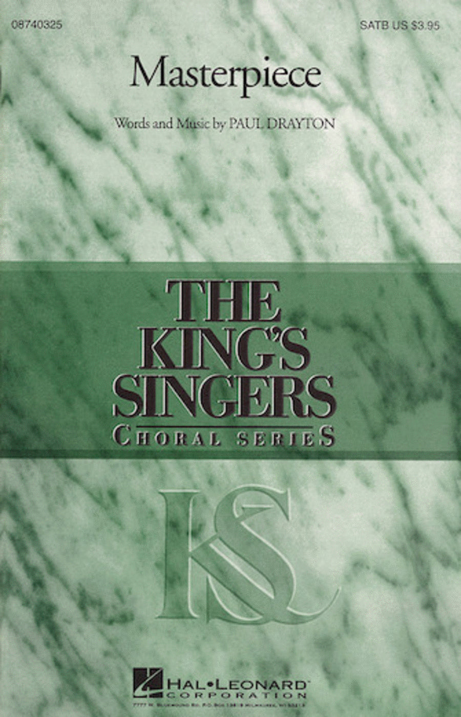 Masterpiece (Collection) by The King's Singers 4-Part - Sheet Music