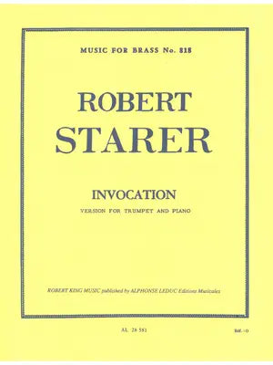 Invocation. Composer: Robert Starer