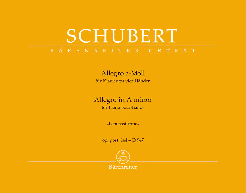 Allegro in A Minor, D 947, Op. posth. 144. "Lebensstürme".