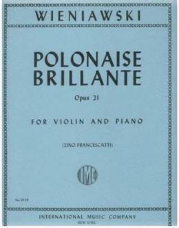 Polonaise Brillante in A major, Op. 21 by Henri Wieniawski. Violin Solo